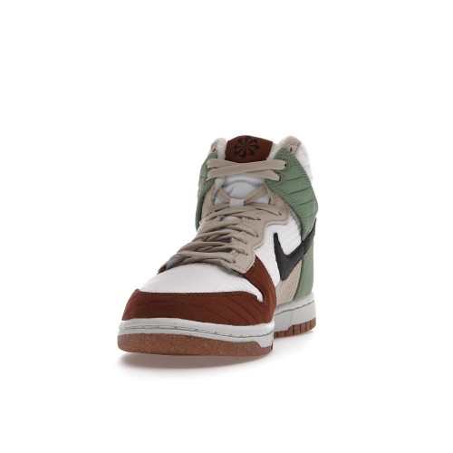 Кроссы Nike Dunk High Next Nature Summit White (W) - женская сетка размеров