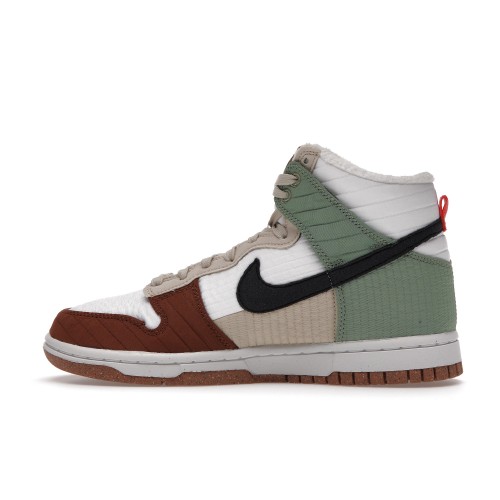 Кроссы Nike Dunk High Next Nature Summit White (W) - женская сетка размеров
