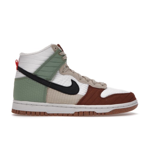 Кроссы Nike Dunk High Next Nature Summit White (W) - женская сетка размеров