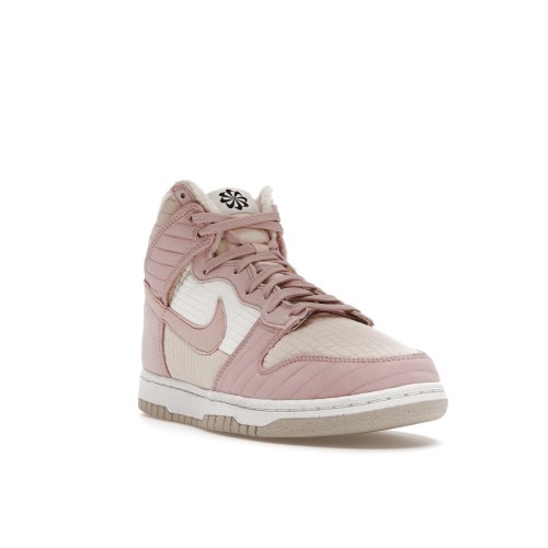 Кроссы Nike Dunk High LX Next Nature Pink Oxford (W) - женская сетка размеров