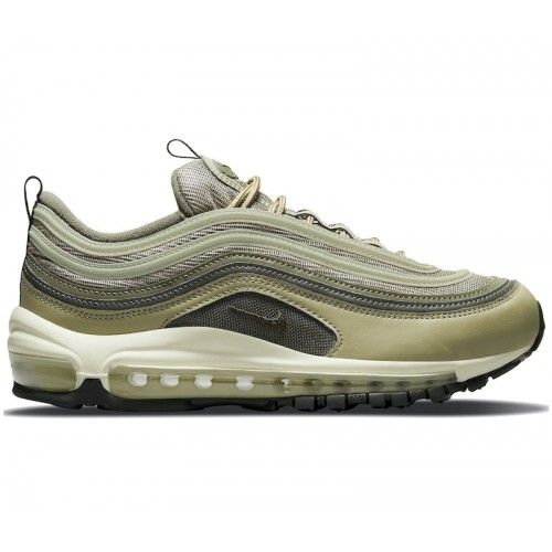 Кроссы Nike Air Max 97 Neutral Olive (W) - женская сетка размеров