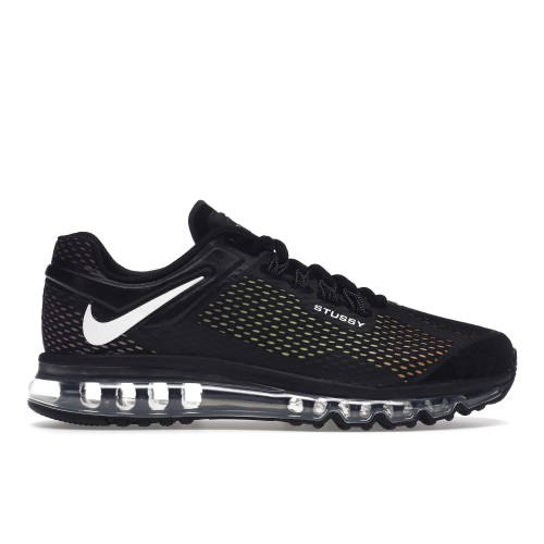 Кроссы Nike Air Max 2013 Stussy Black - мужская сетка размеров