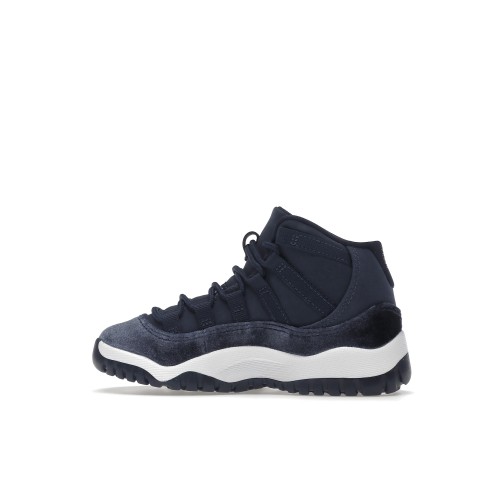 Кроссы Jordan 11 Retro Midnight Navy (PS) - подростковая сетка размеров