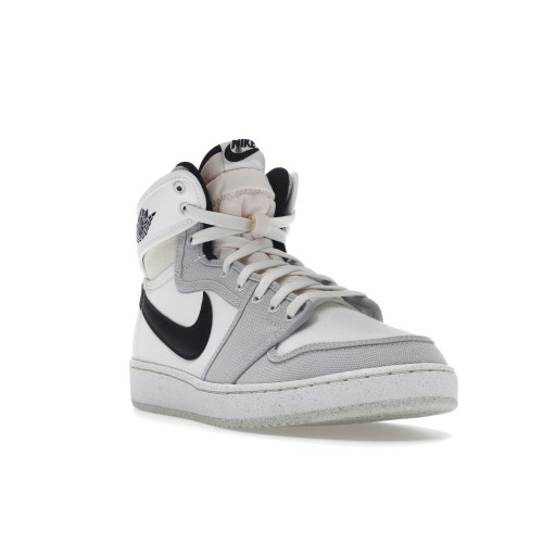 Кроссы Jordan 1 Retro AJKO White Black Grey Fog - мужская сетка размеров