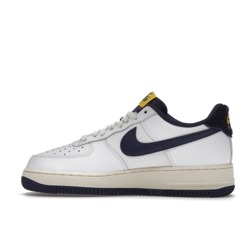 Кроссы Nike Air Force 1 Low 07 LV8 Michigan Varsity Jacket (2021) - мужская сетка размеров