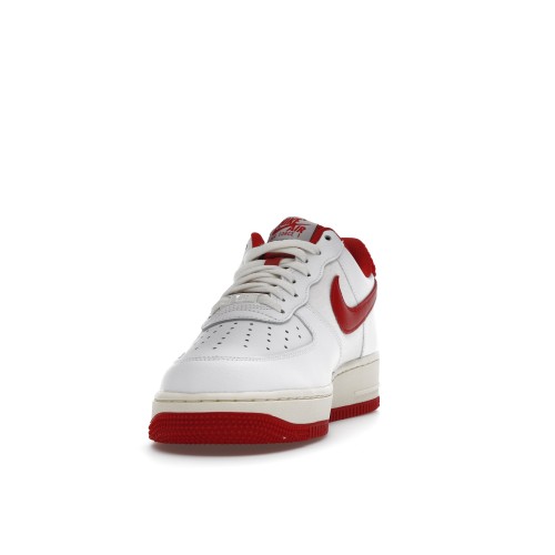Кроссы Nike Air Force 1 Low 07 White Gym Red (2021) - мужская сетка размеров