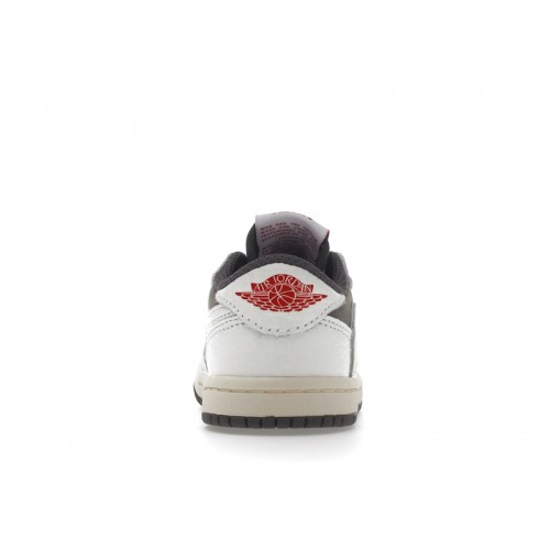 Кроссы Jordan 1 Retro Low OG SP Travis Scott Reverse Mocha (TD) - детская сетка размеров