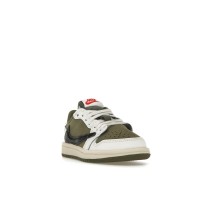 Детские Jordan 1 Retro Low OG SP Travis Scott Medium Olive (PS)