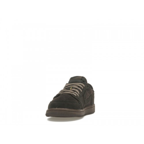 Кроссы Jordan 1 Retro Low OG SP Travis Scott Velvet Brown (PS) - детская сетка размеров