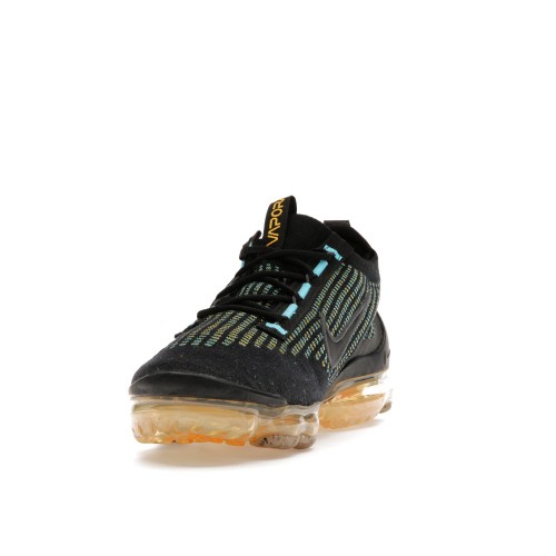 Кроссы Nike Air VaporMax 2021 FK Black Multi-Color Pollen - мужская сетка размеров