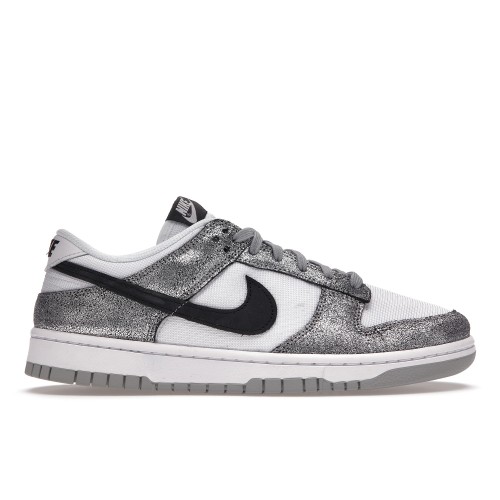 Кроссы Nike Dunk Low Golden Gals Metallic Silver (W) - женская сетка размеров