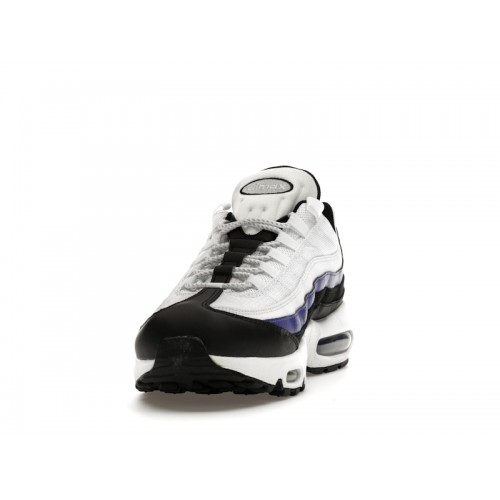 Кроссы Nike Air Max 95 SE White Persian Violet - мужская сетка размеров