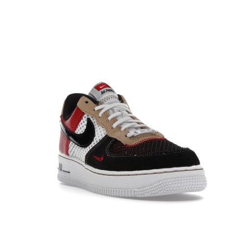 Кроссы Nike Air Force 1 Low 07 LV8 Gym Red Black - мужская сетка размеров