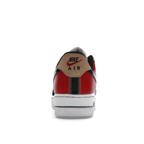 Кроссы Nike Air Force 1 Low 07 LV8 Gym Red Black - мужская сетка размеров