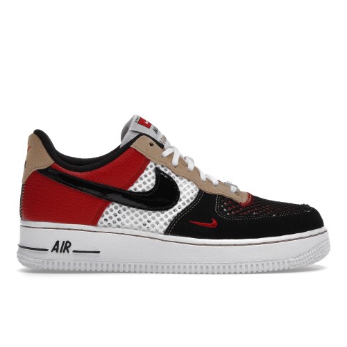 Кроссы Nike Air Force 1 Low 07 LV8 Gym Red Black - мужская сетка размеров