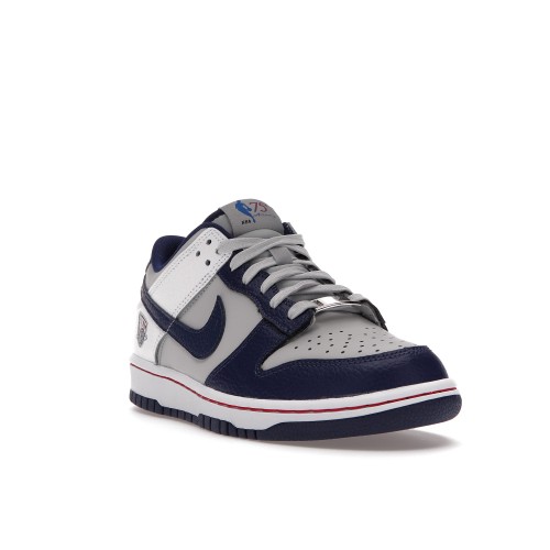 Кроссы Nike Dunk Low EMB NBA 75th Anniversary Brooklyn Nets (GS) - подростковая сетка размеров