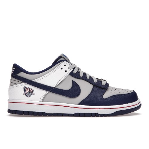 Кроссы Nike Dunk Low EMB NBA 75th Anniversary Brooklyn Nets (GS) - подростковая сетка размеров