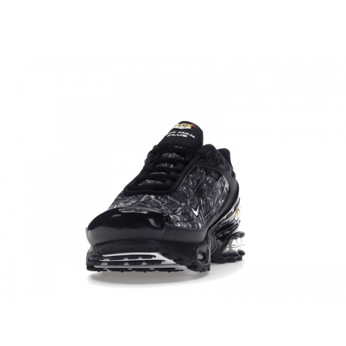 Кроссы Nike Air Max Plus 3 Black Graphic - мужская сетка размеров