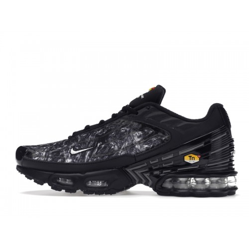 Кроссы Nike Air Max Plus 3 Black Graphic - мужская сетка размеров