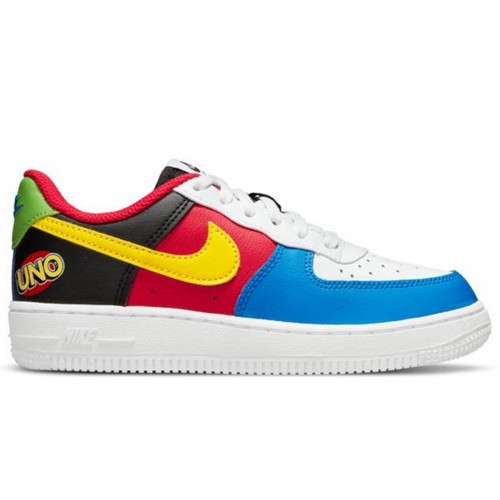 Кроссы Nike Air Force 1 Low LV8 QS Uno (PS) - детская сетка размеров