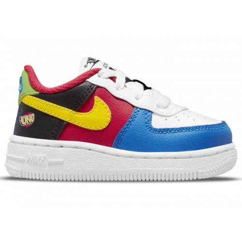 Кроссы Nike Air Force 1 Low LV8 QS Uno (TD) - детская сетка размеров