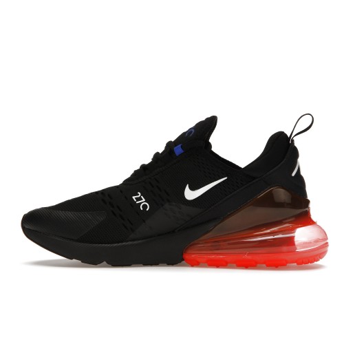 Кроссы Nike Air Max 270 Black Bright Crimson Racer Blue - мужская сетка размеров