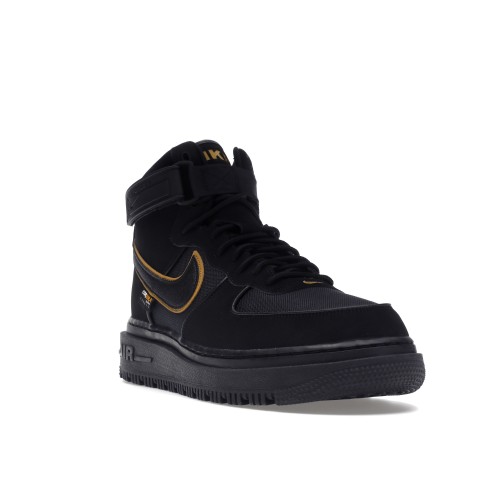 Кроссы Nike Air Force 1 Boot Cordura Black Gold - мужская сетка размеров