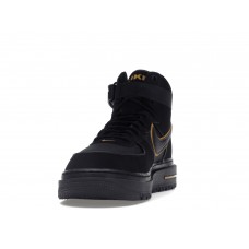 Кроссовки Nike Air Force 1 Boot Cordura Black Gold