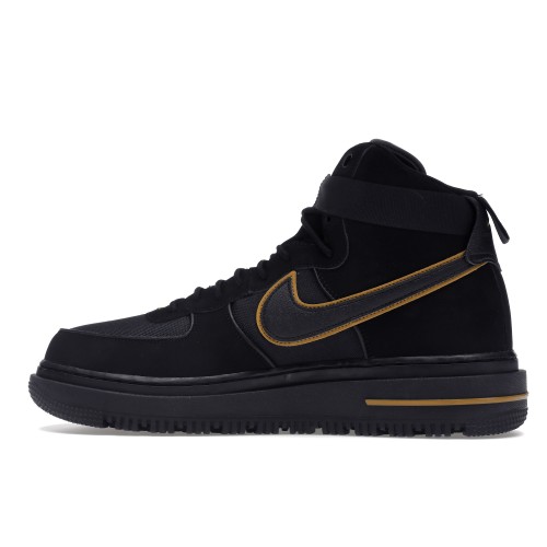 Кроссы Nike Air Force 1 Boot Cordura Black Gold - мужская сетка размеров