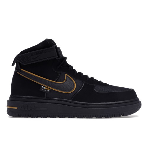 Кроссы Nike Air Force 1 Boot Cordura Black Gold - мужская сетка размеров