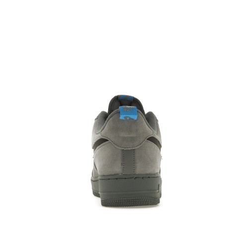 Кроссы Nike Air Force 1 Low Cut Out Swoosh Grey - мужская сетка размеров
