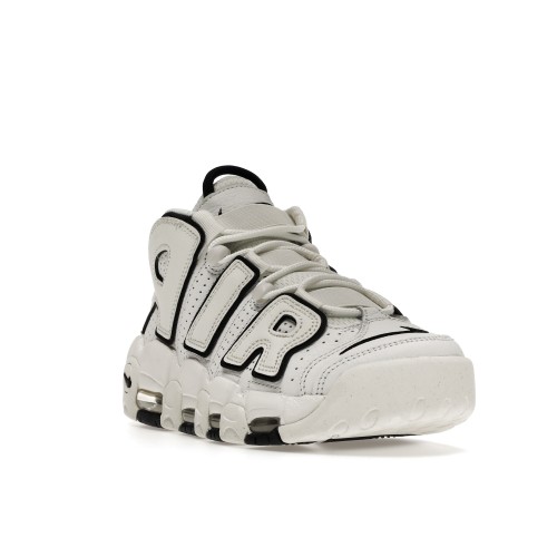 Кроссы Nike Air More Uptempo Summit White Black Sail (W) - женская сетка размеров