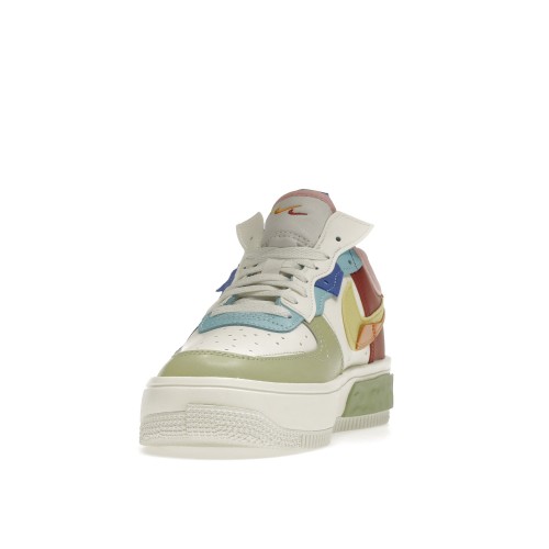 Кроссы Nike Air Force 1 Fontanka Sail Multi (W) - женская сетка размеров