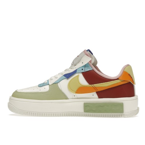 Кроссы Nike Air Force 1 Fontanka Sail Multi (W) - женская сетка размеров