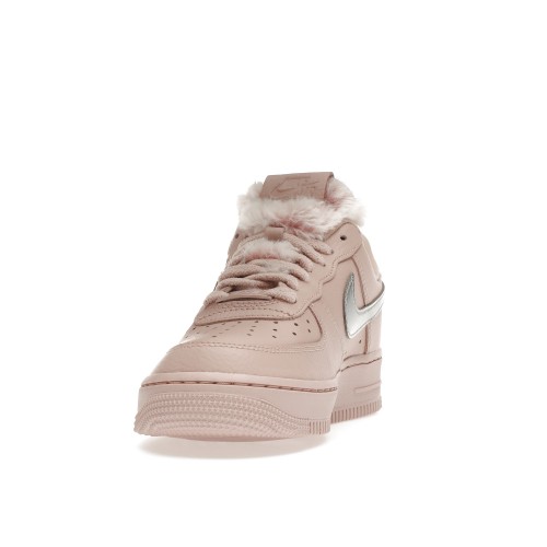 Кроссы Nike Air Force 1 Low Faux Sherpa Fur (W) - женская сетка размеров