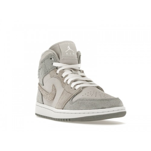 Кроссы Jordan 1 Mid SE Particle Grey (W) - женская сетка размеров