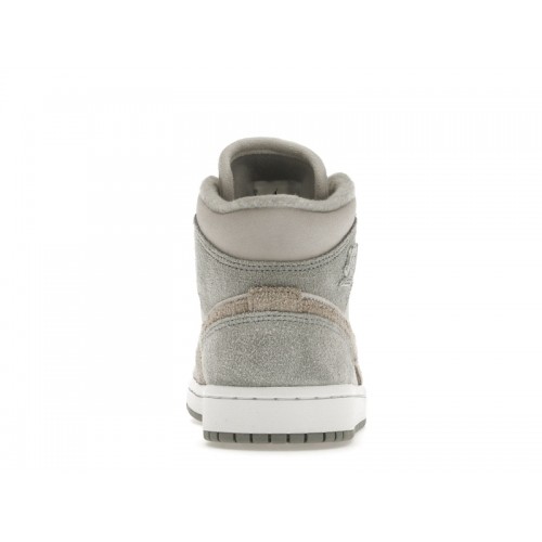 Кроссы Jordan 1 Mid SE Particle Grey (W) - женская сетка размеров
