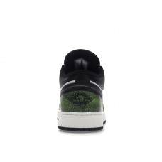 Подростковые Jordan 1 Low Wear Away Electric Green (GS)