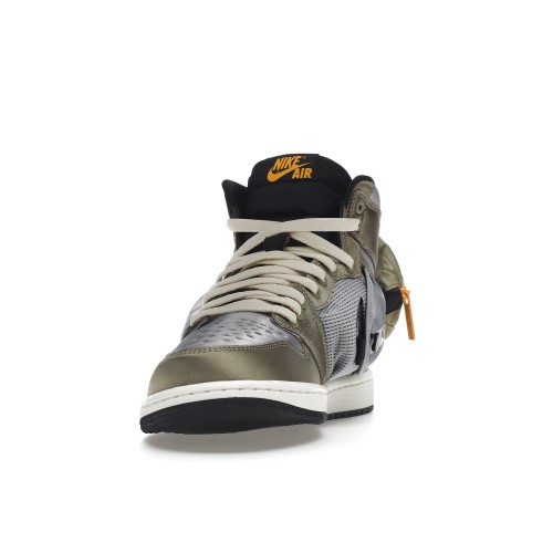Кроссы Jordan 1 Retro High OG SP Utility Neutral Olive Light Steel Grey - мужская сетка размеров
