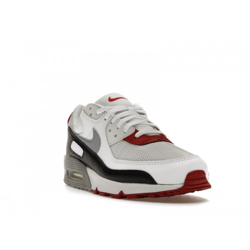 Кроссы Nike Air Max 90 Photon Dust Varsity Red - мужская сетка размеров