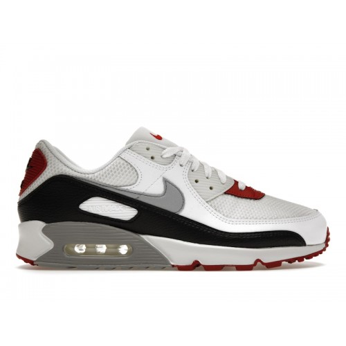 Кроссы Nike Air Max 90 Photon Dust Varsity Red - мужская сетка размеров