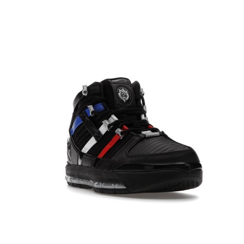 Кроссы Nike LeBron 3 The Shop Black University Red (2022) - мужская сетка размеров