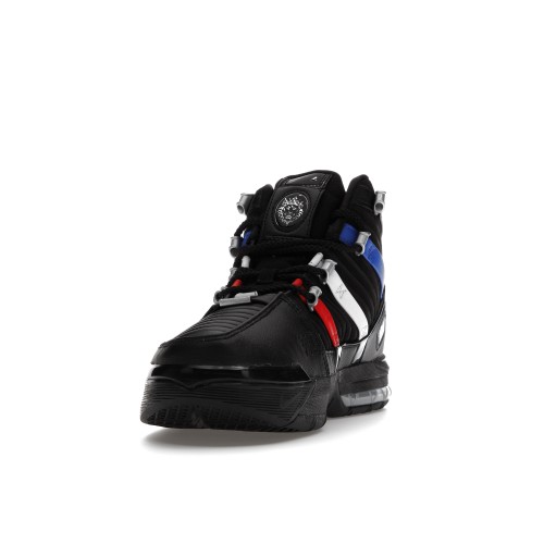 Кроссы Nike LeBron 3 The Shop Black University Red (2022) - мужская сетка размеров