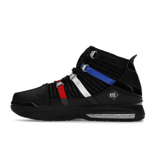Кроссы Nike LeBron 3 The Shop Black University Red (2022) - мужская сетка размеров