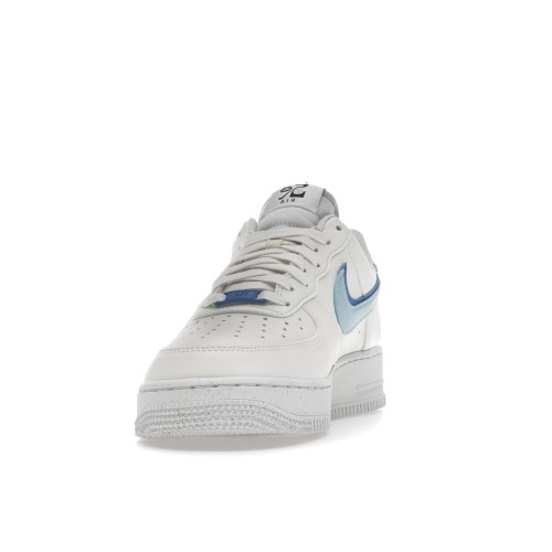 Кроссы Nike Air Force 1 Low 07 LV8 82 Double Swoosh Medium Blue - мужская сетка размеров