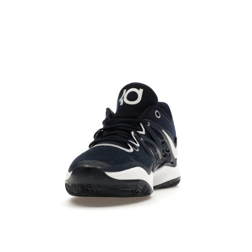 Кроссы Nike KD 15 TB Midnight Navy (Blue Tongue) - мужская сетка размеров