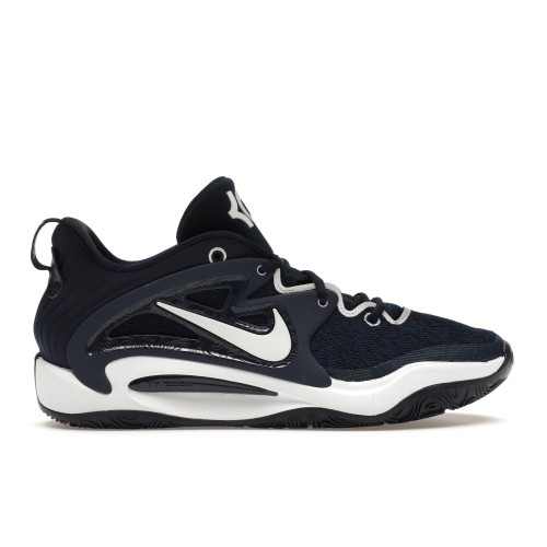 Кроссы Nike KD 15 TB Midnight Navy (Blue Tongue) - мужская сетка размеров