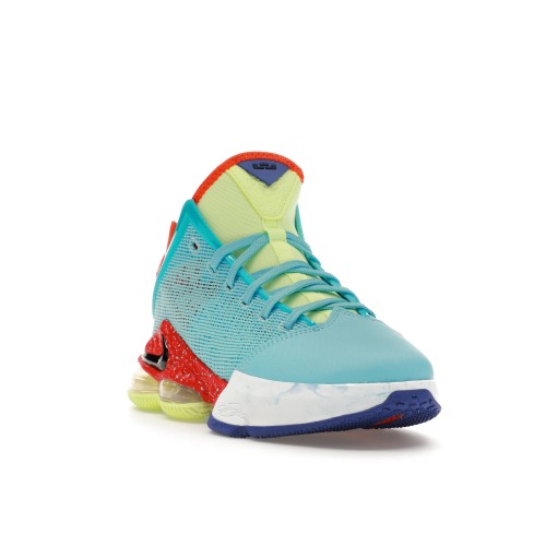 Кроссы Nike LeBron 19 Low Blue Chill - мужская сетка размеров