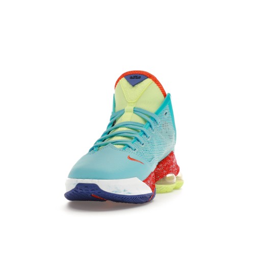 Кроссы Nike LeBron 19 Low Blue Chill - мужская сетка размеров