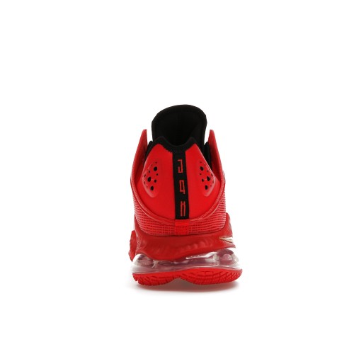Кроссы Nike LeBron 19 Low Light Crimson - мужская сетка размеров